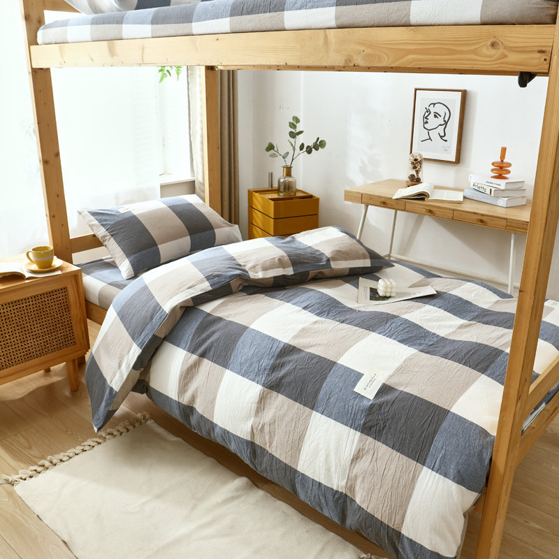 纯棉学生宿舍床上三件套上下铺y全棉被罩床单床笠单人五六件套褥,床上用品,学生床品套件,淘宝优惠券,粉丝福利购,淘宝优惠卷