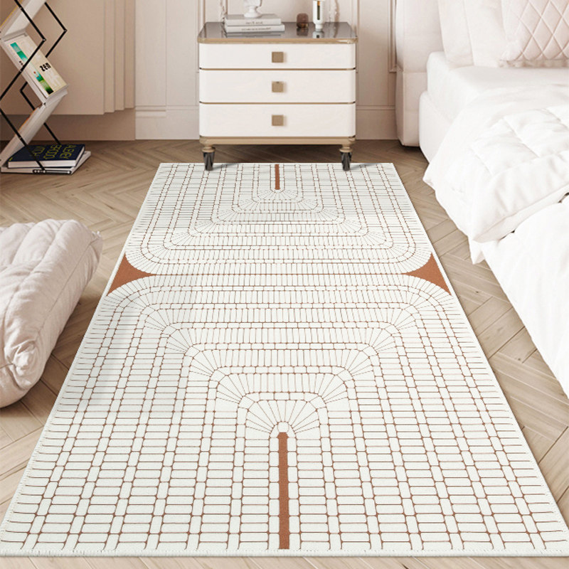 奶油高级卧室家用床m边沙发主感卧客厅长条垫茶几轻奢地毯地房间,居家布艺,床边毯,淘宝优惠券,粉丝福利购,淘宝优惠卷