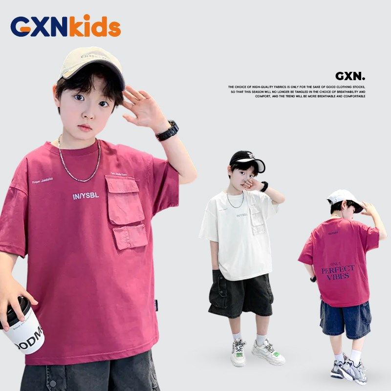 韩版男童夏季套装2025款儿童装C休闲T恤五分裤宽松运动两件套上衣,童装/婴儿装/亲子装,儿童运动套装,淘宝优惠券,粉丝福利购,淘宝优惠卷