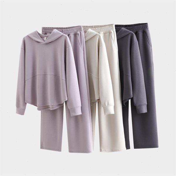 2024春季女装新款连帽卫衣休闲套装宽松显瘦外穿运动两件套百搭,女装/女士精品,时尚套装,淘宝优惠券,粉丝福利购,淘宝优惠卷