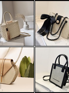 样板间包包衣帽间女装包文艺小清新软装摆件全屋订制衣.柜展厅摆