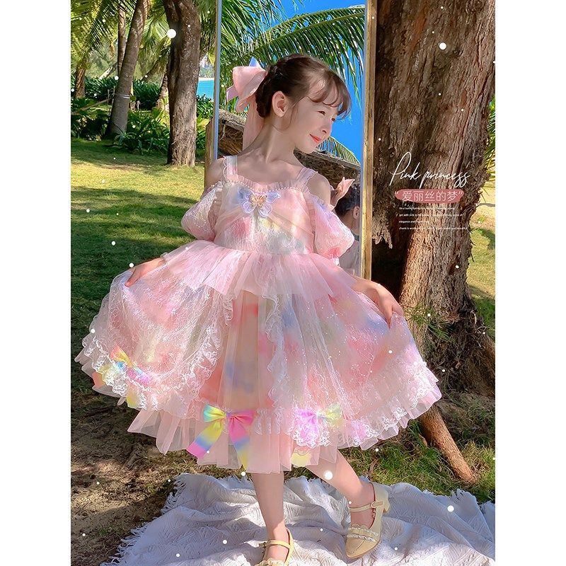 女童连衣裙2025夏季新款儿童吊带背心裙超仙女孩公主X裙网纱裙洋,童装/婴儿装/亲子装,连衣裙,淘宝优惠券,粉丝福利购,淘宝优惠卷