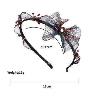 新款铜丝新娘森系超仙头饰带钻网红头发夹发箍头饰品婚纱头饰套装