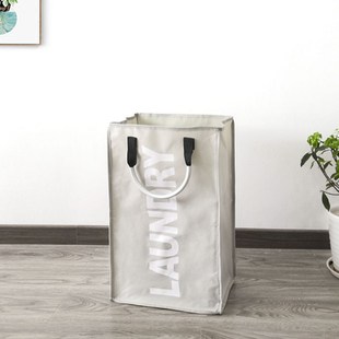 便携式手提收纳袋 可折叠布艺洗C衣袋防水脏衣篮储物袋大号脏衣袋