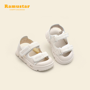 子夏1一3岁男小童包头软底沙滩鞋 宝宝凉鞋 女透气鞋 婴儿学步鞋 夏季