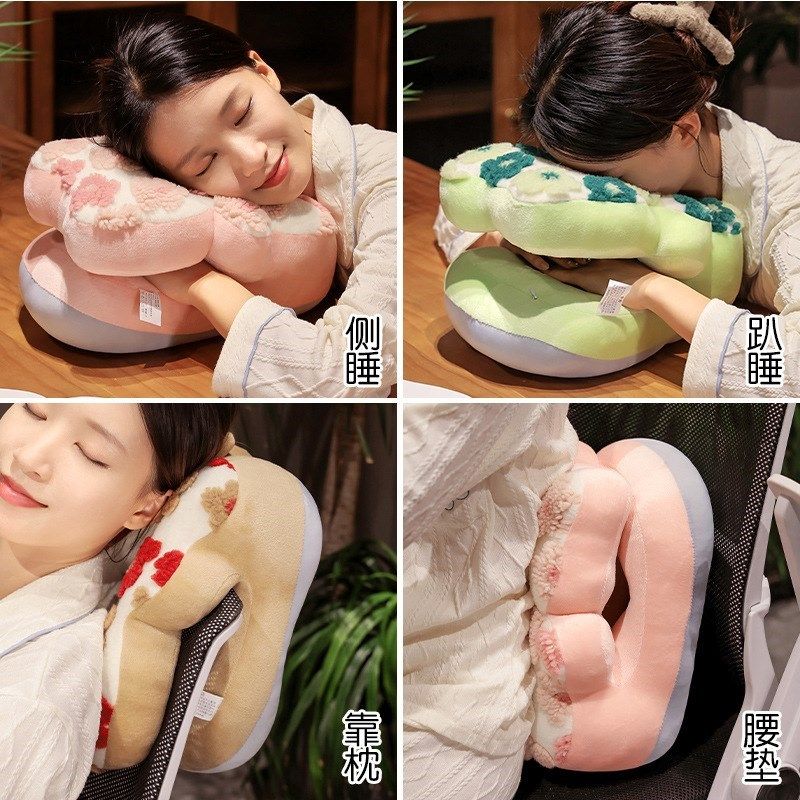 学生抱枕午睡枕儿童课桌午休神器冰D丝枕女生办公室趴着睡觉小枕,居家布艺,午睡枕,淘宝优惠券,粉丝福利购,淘宝优惠卷