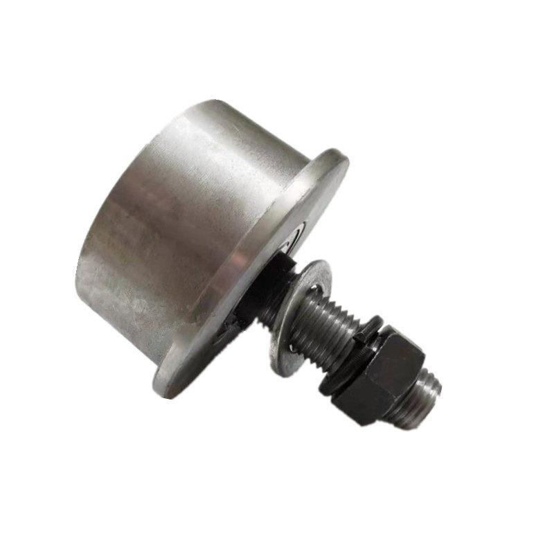 新品t型单侧槽钢轨道轮货梯升降机滑轮 6号8号10号12号Z带锥度轨