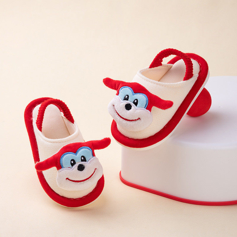 男童儿童布拖鞋春秋冬季室内轻便卡通包头防滑地板保暖舒适,童鞋/婴儿鞋/亲子鞋,儿童亚麻拖鞋,淘宝优惠券,粉丝福利购,淘宝优惠卷