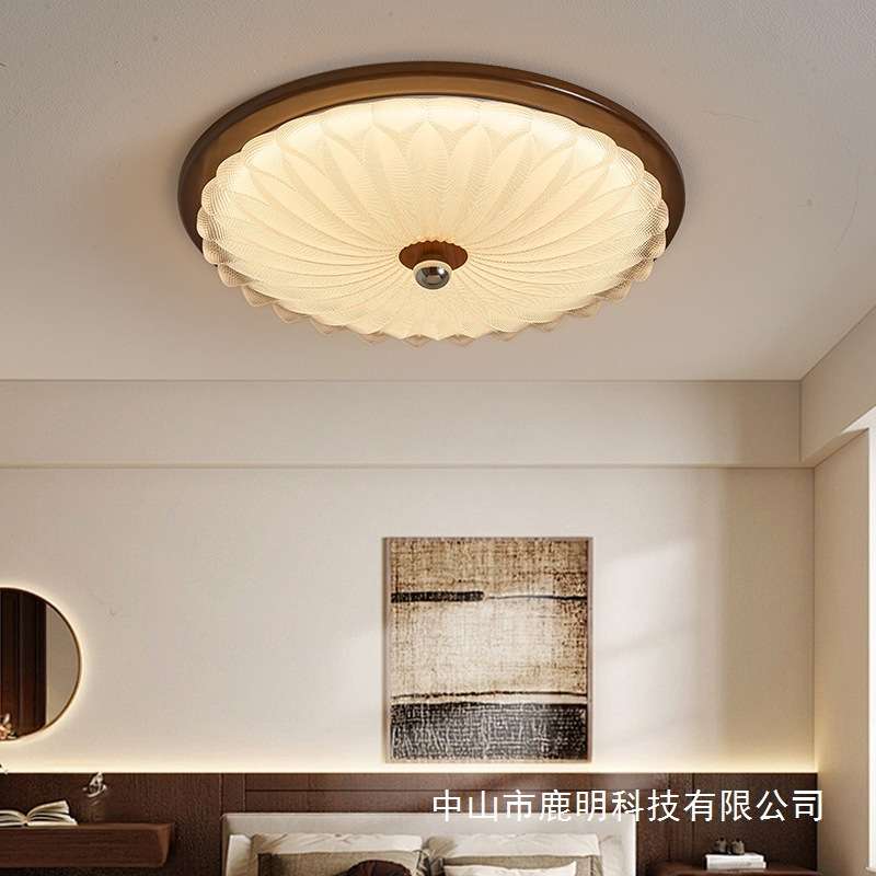 中古风极简吸顶灯美式复古温馨客厅卧室儿童房书房客房装饰吸顶灯