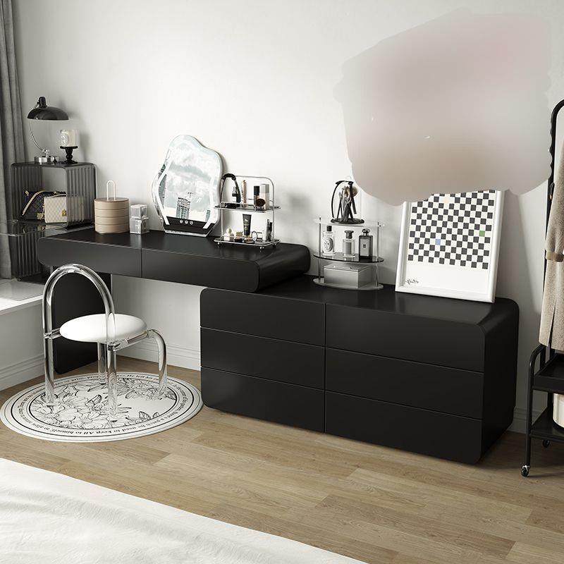奶油风梳妆台黑色化妆台斗柜一体梳妆台化妆镜卧室梳妆台梳妆凳子,农机/农具/农膜,播种栽苗器/地膜机,淘宝优惠券,粉丝福利购,淘宝优惠卷