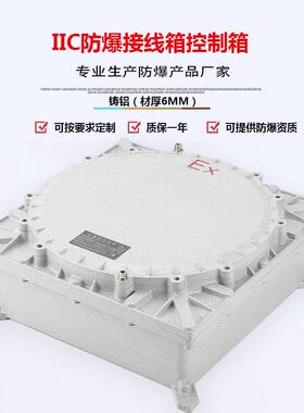 防爆接线箱IIC级接线端子箱仪表控制开关操作检修箱防爆配电箱