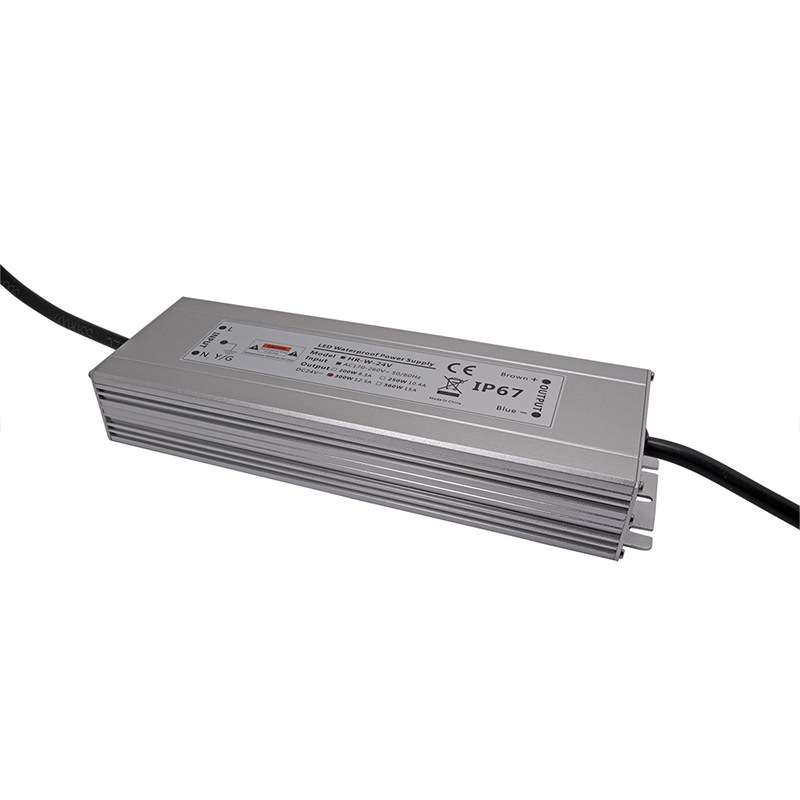 LED恒压防水开关电源24V400W户外驱动IP67大功率防水电源