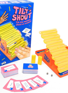 Tilt N Shout Party toy Fast-Paced Category Battle board Game