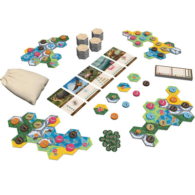 卡斯Cascadia桌游自然之旅桌游