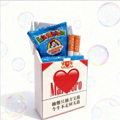 解压塑料烟盒吹泡泡神器泡泡棒