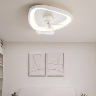 简约护眼卧室风扇灯儿童房静音电扇灯客餐厅智能语音吸顶风扇灯