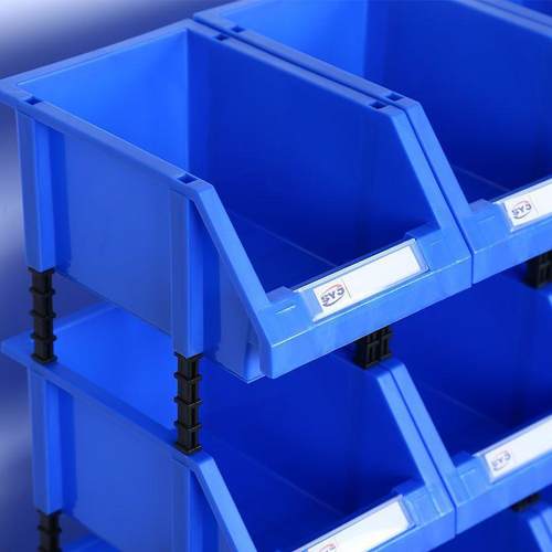 零件盒塑料盒子螺丝五金配件分类斜口收纳盒组合式货架工具盒加厚