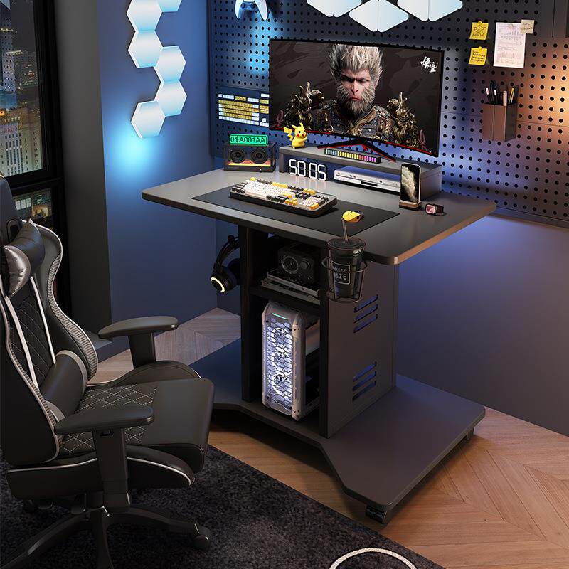 电脑桌小型家用台式电竞桌子单人小书桌小户型卧室床边移动小桌子