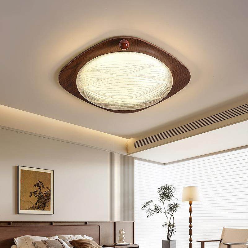 中古风卧室灯高级感大气全光谱日式诧寂风书房美式复古阳台吸顶灯