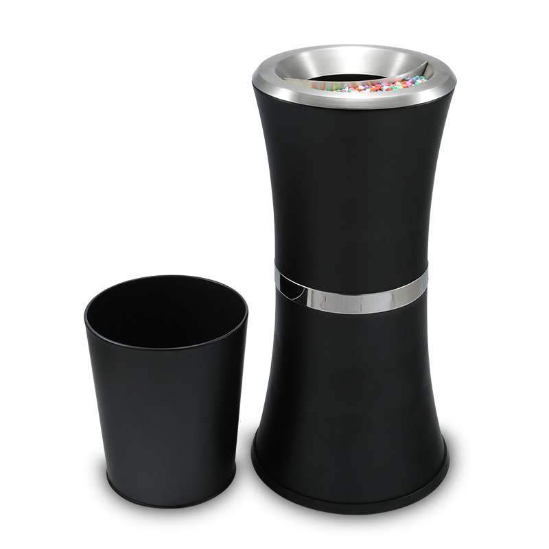 小蛮腰座地烟灰桶不锈钢立式垃圾桶酒店大堂果皮桶高档垃圾筒