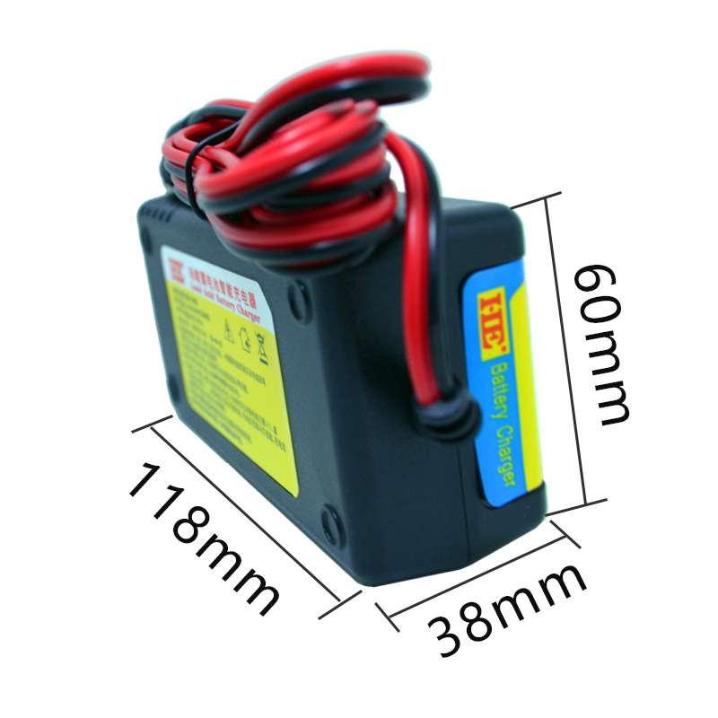 HE圆孔智能24V蓄电池充电器滑板车电瓶充电器27.6V1.5A