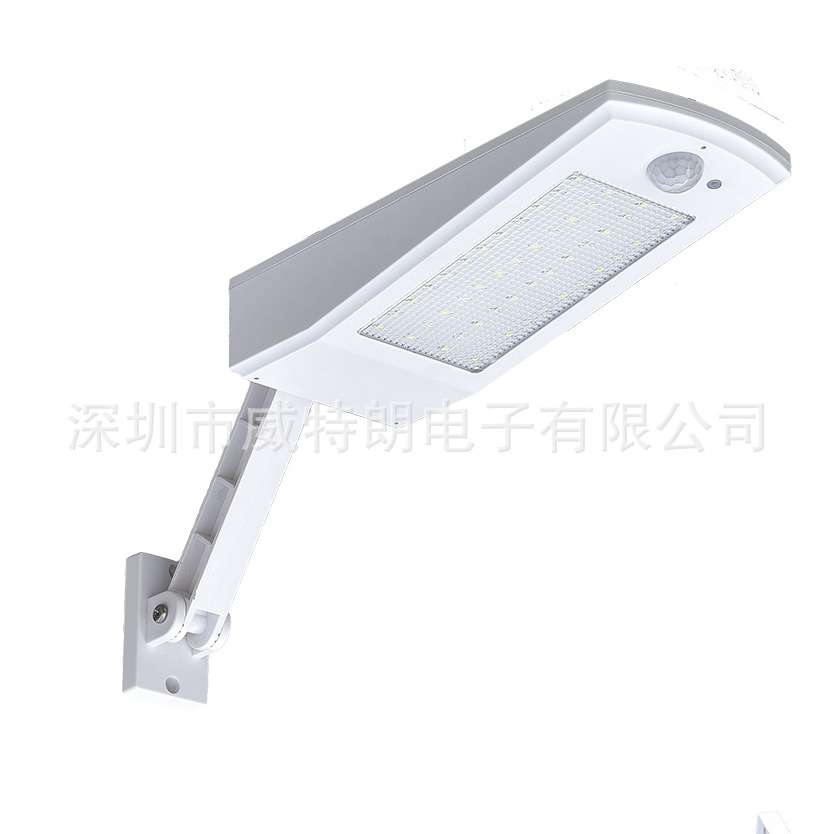 现货太阳能灯可调节LED庭院灯大功率照明壁灯新农村建设路灯代发
