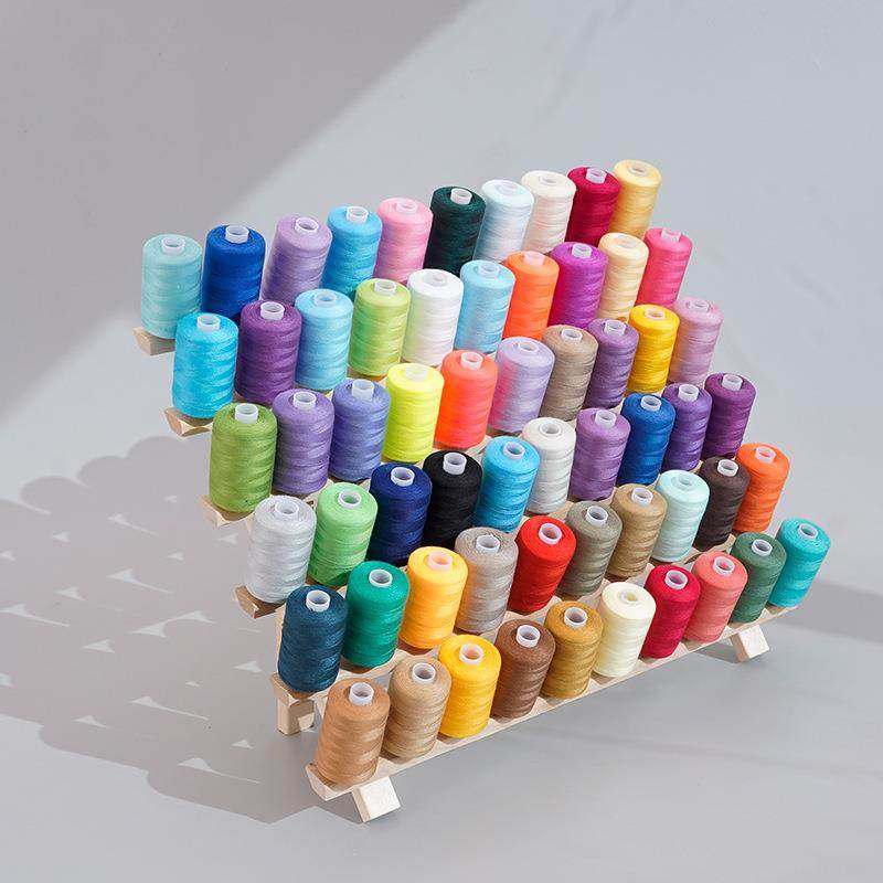 线轴架实木线架折叠缝纫线收纳架60轴 居家布艺DIY手工用线架