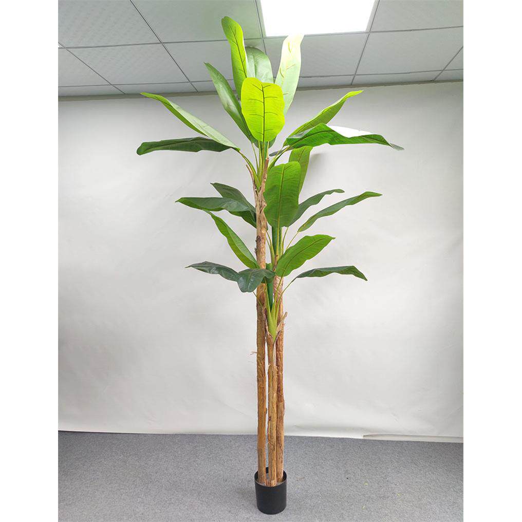 Production and installation of artificial banana trees, simulated banana trees, potted banana fruit clusters, and simulated plant POTS thumbnail 8