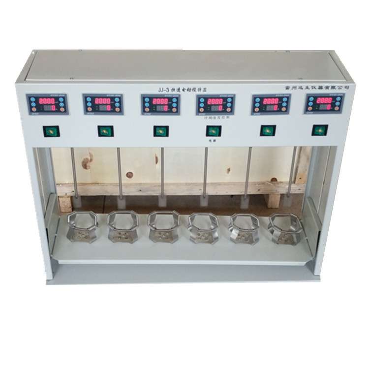 JJ-3B六联电动搅拌器HJ-4A数显恒速电动搅拌cjj多头搅拌