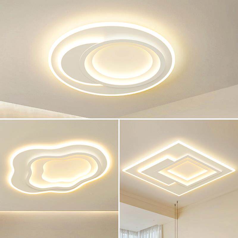 LED吸顶主卧室灯2024年新款现代简约书房间奶油风全光谱护眼灯具