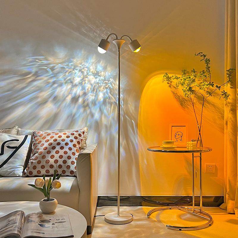 网红落日直播间背景高级夕阳灯日落灯双头氛围灯客厅落地水波纹铁,农机/农具/农膜,播种栽苗器/地膜机,淘宝优惠券,粉丝福利购,淘宝优惠卷