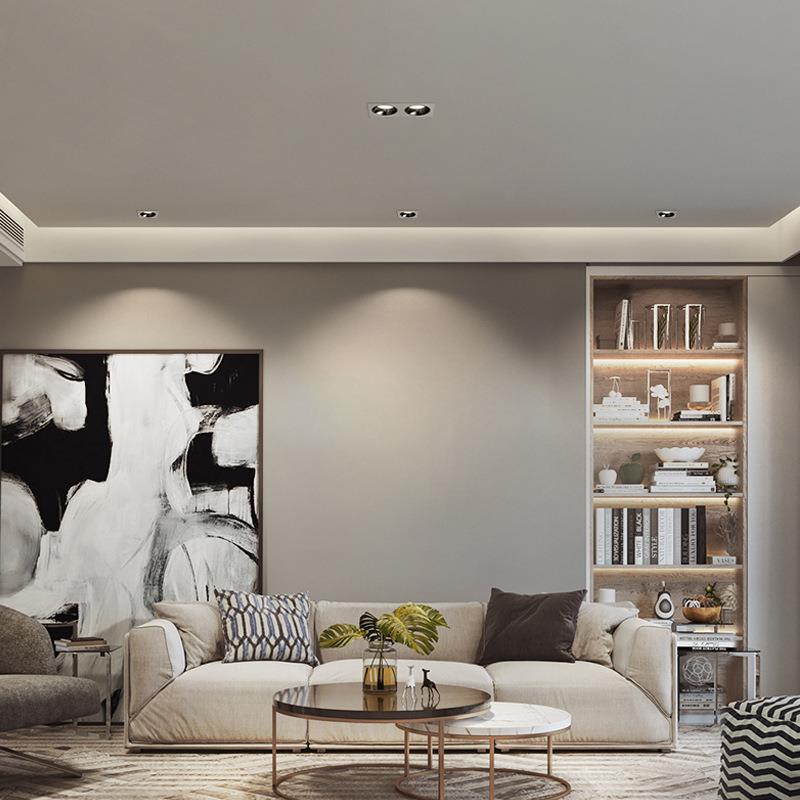 新款双头筒灯嵌入式黑光防眩超薄窄边框无主灯照明10W20W30W其他