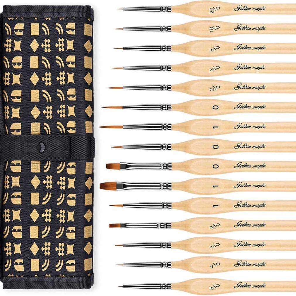 金之枫跨境热销15支原色木杆尼龙微缩细节刷套装 画笔,农机/农具/农膜,播种栽苗器/地膜机,淘宝优惠券,粉丝福利购,淘宝优惠卷