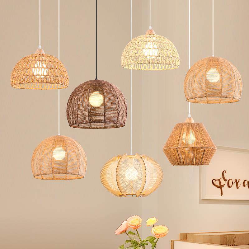 9C日式原木餐厅吊灯奶油风餐桌吧台灯藤艺复古民宿卧室阳台掉线灯,农机/农具/农膜,播种栽苗器/地膜机,淘宝优惠券,粉丝福利购,淘宝优惠卷