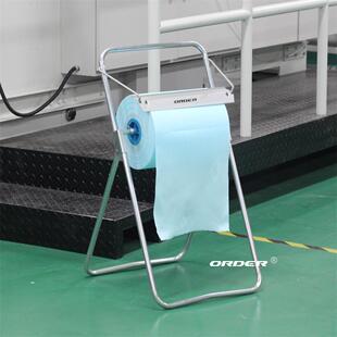 落地移动式卷纸架工业擦拭纸架工业擦拭纸安置架工业大卷纸架