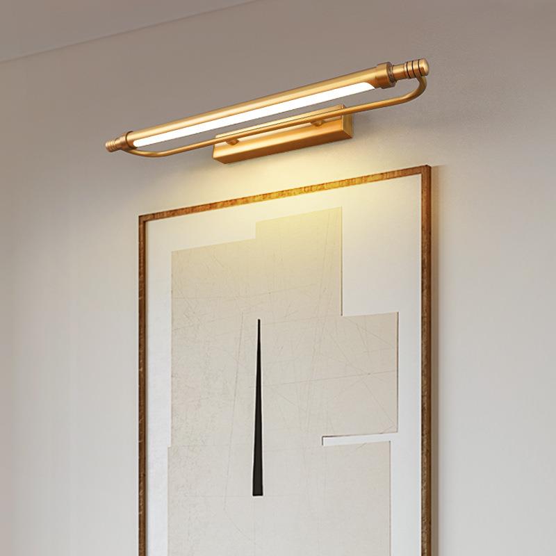 跨境美式LED镜前灯补光北欧轻奢卫生间照明可调节画廊装饰灯壁灯