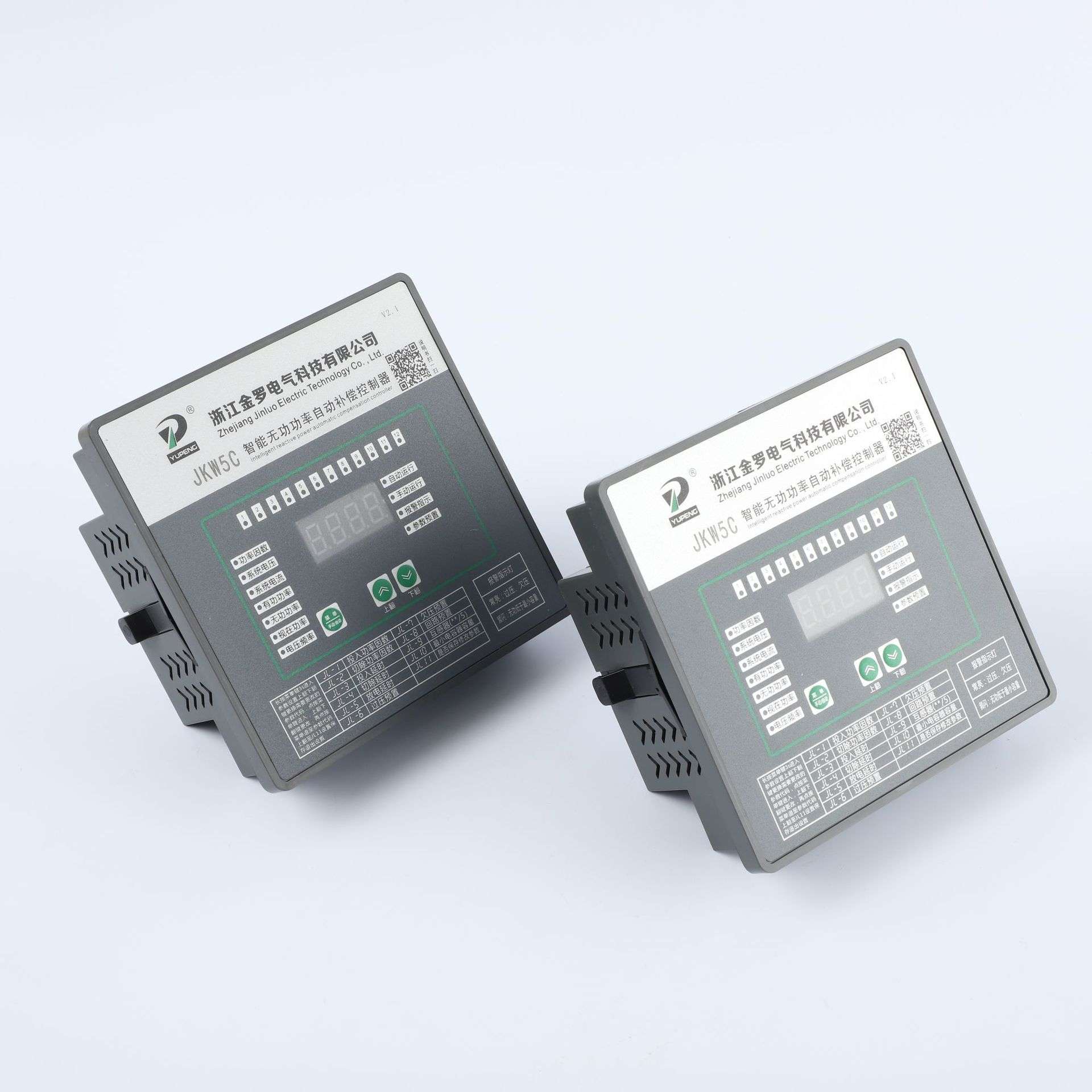 JKWJKL5C无功功率自动补偿控制器220v380V4路6路8路10路12路调节