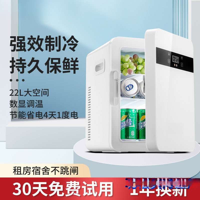 新款小冰箱迷你小冰柜宿舍家用2024小型冰箱车载节能冷冻租房神器
