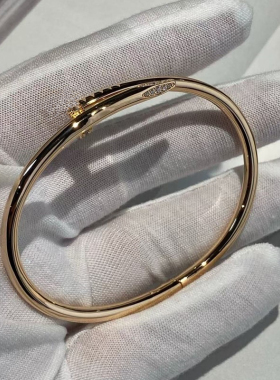 高版本窄版玫瑰金手镯高级感手环