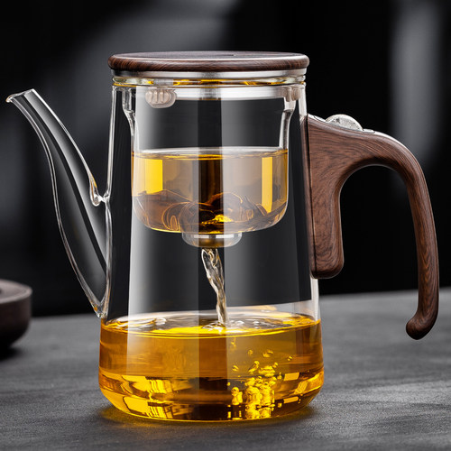 全玻璃无杆滑轮磁吸飘逸杯