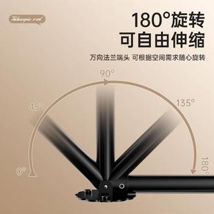 花型万向伸缩杆晾衣杆打孔免打孔双用斜角浴帘杆不锈钢窗帘挂衣杆