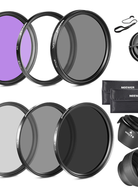 NEEWER/纽尔 微单单反相机滤镜CPL偏振镜FLD荧光镜UV保护镜ND2/ND4/ND8减光镜中性密度镜49/55/58/67/77/82mm