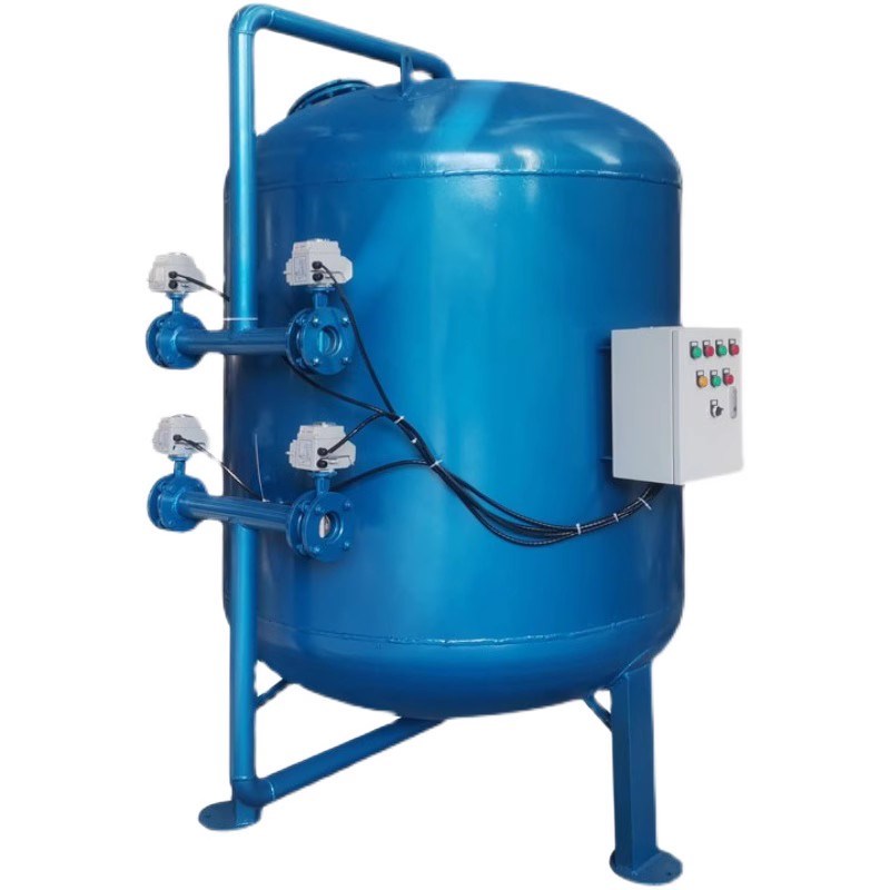 石英砂过滤器全自动多介质锰砂活性炭过滤器浅层砂U滤罐砂石分离