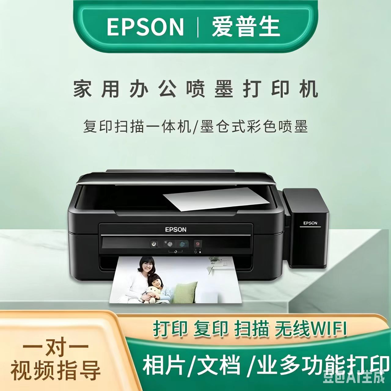 二手爱普生L310L351L360L380L358L365L455L1218L3218墨仓式打印机