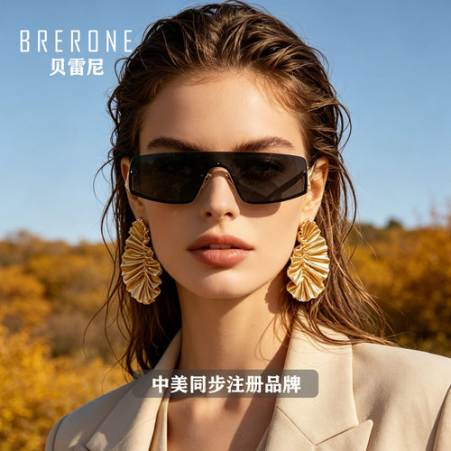 BRERONE欧美辣妹Y2K墨镜