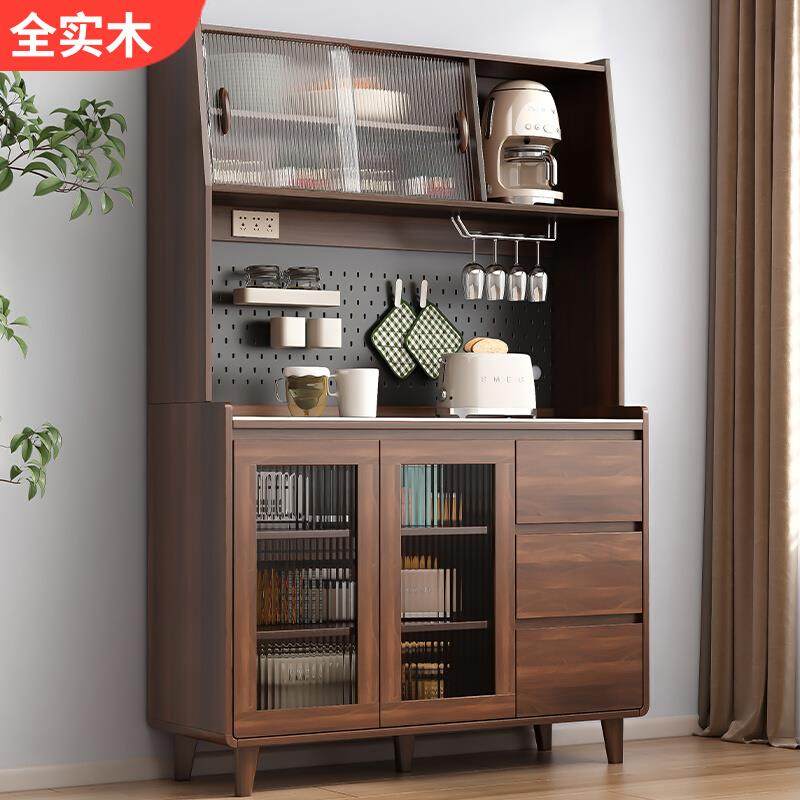 实木餐边柜现代简约客厅酒柜茶水柜厨房储物柜收纳柜橱柜一体靠墙,电子元器件市场,集成电路（IC）,淘宝优惠券,粉丝福利购,淘宝优惠卷