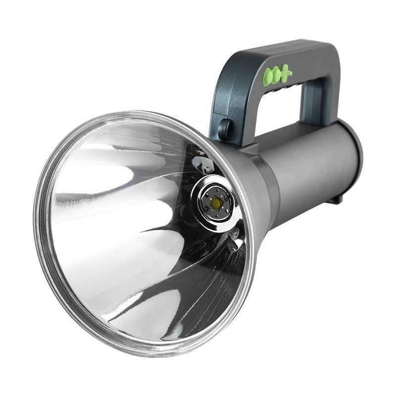 强光手提探照灯防水远射超亮锂电可充电户外高亮手电筒超长续航