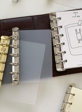 活页插板A8A7M5A6活页侧插垫板隔板手工制作夹子副环内页收纳夹