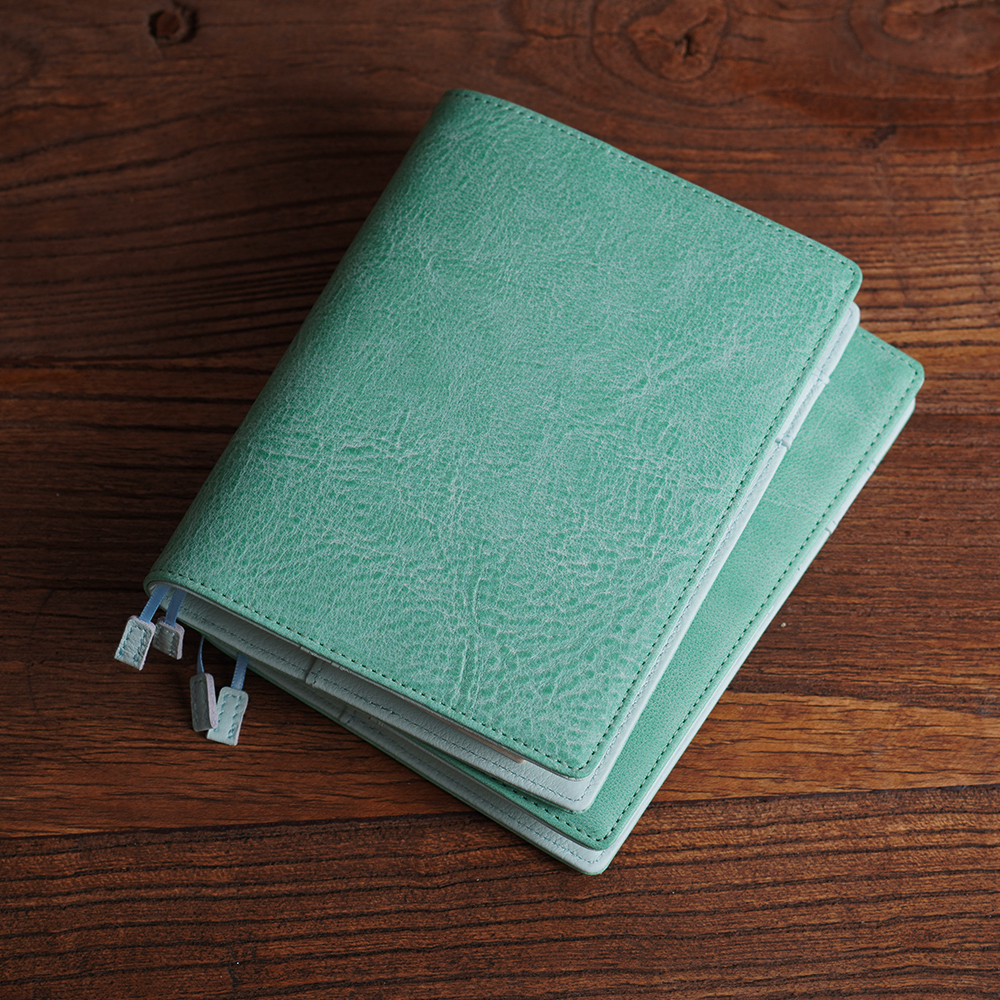 头层雾蜡皮A6手帐笔记本