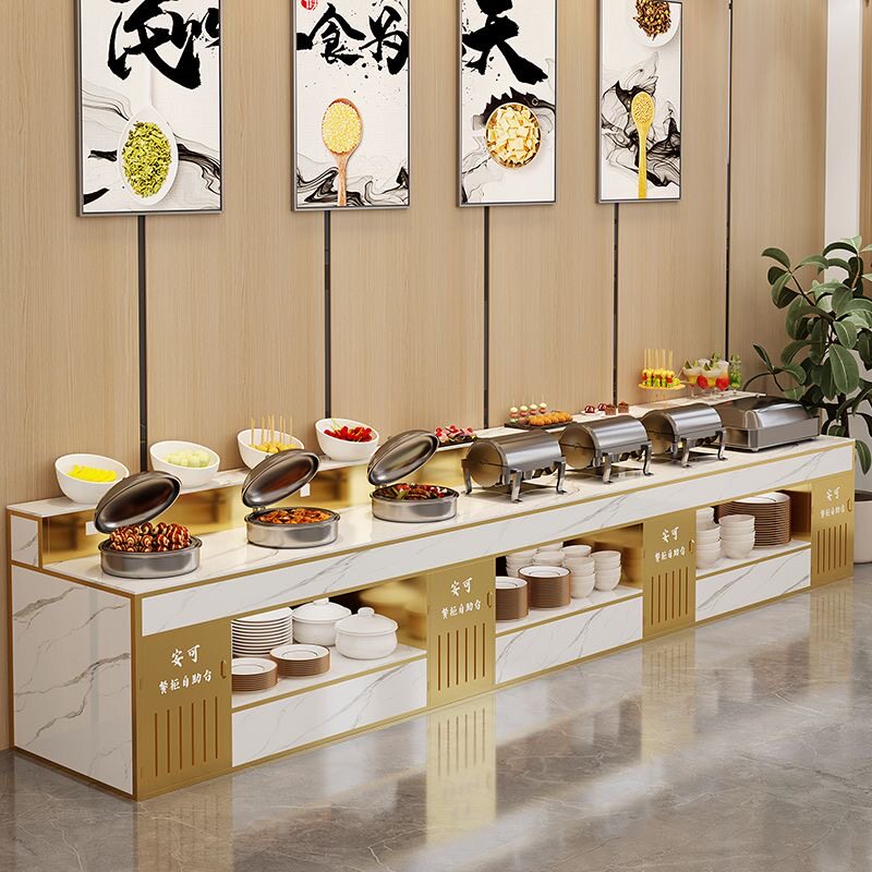 众乐匠自助餐取餐调料台可定制